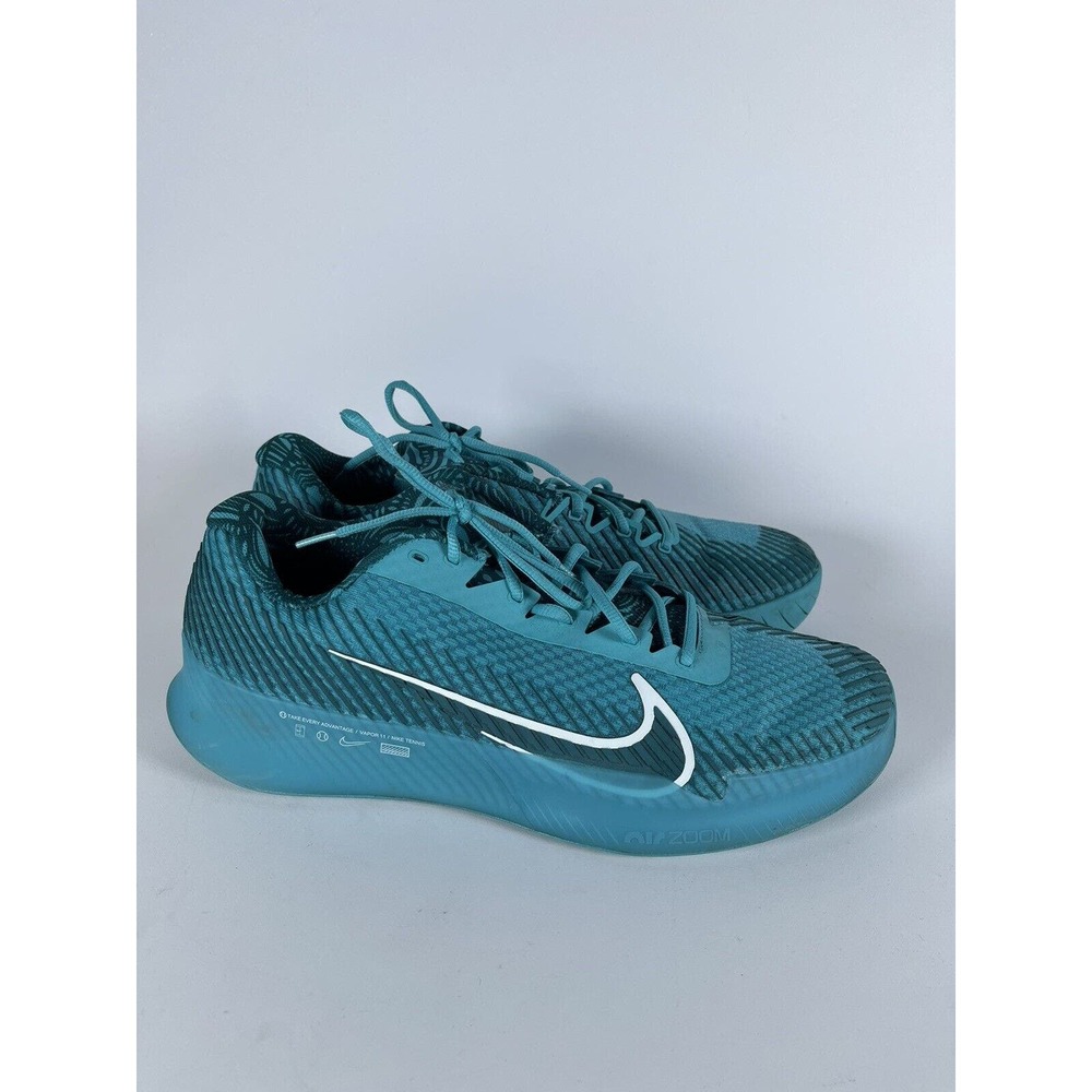 Size 14 - Nike Court Air Zoom Vapor 11 HC Low Teal Nebula